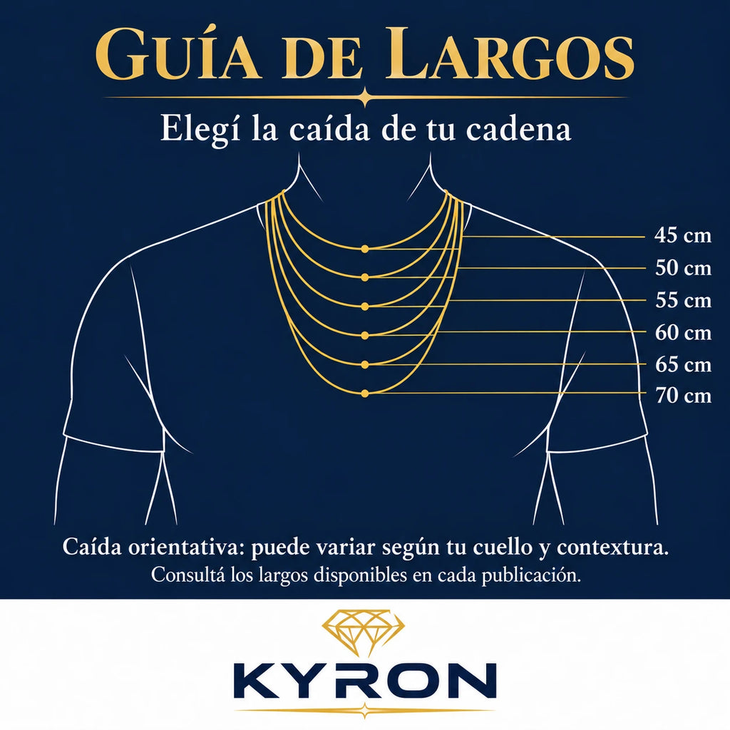 Cadena Espiga de Acero Inoxidable 3 mm